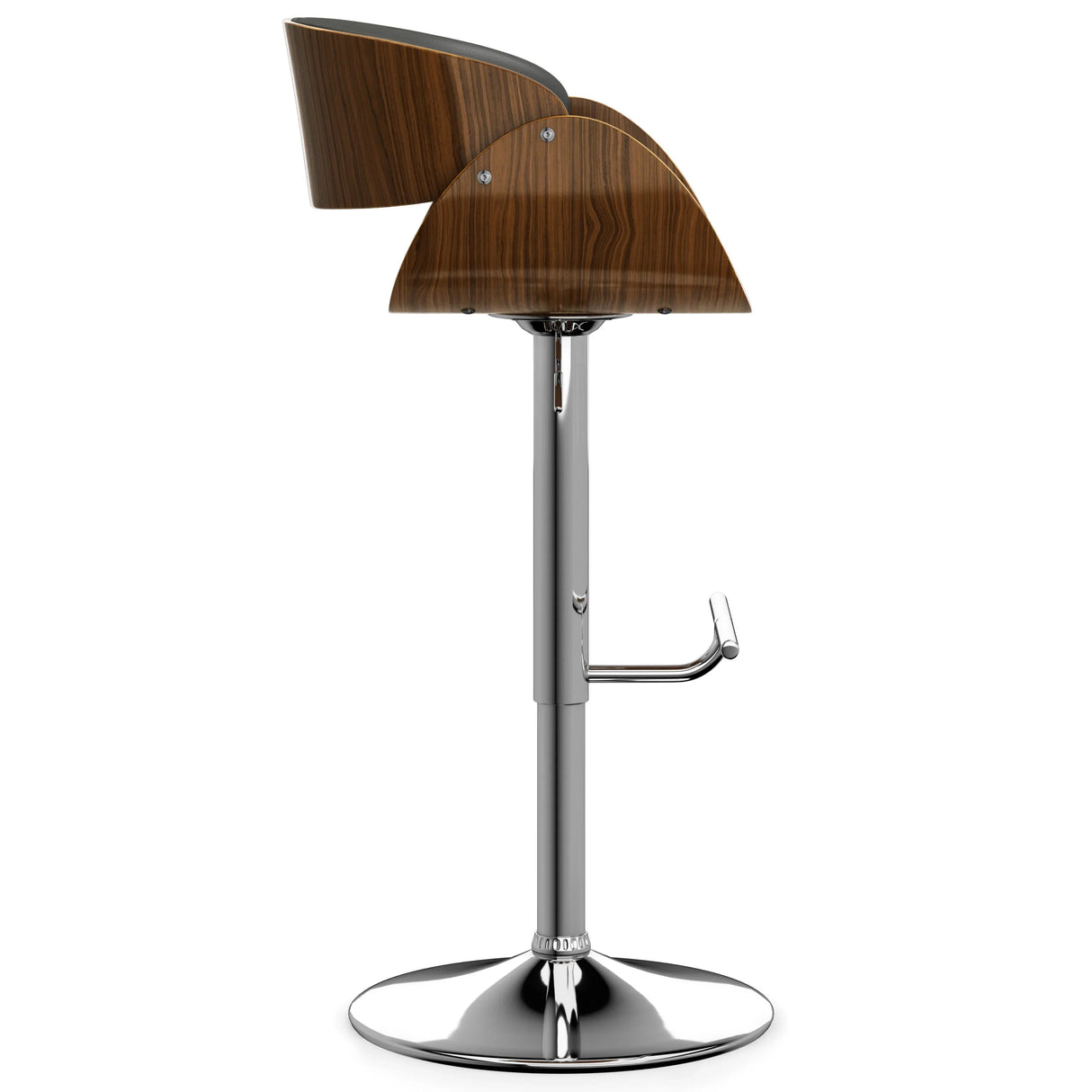 Amery - Mid Century Modern Adjustable Swivel Bar Stool - Furniture Home Direct