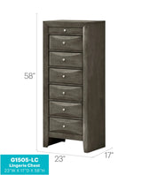 Marilla - 7 Drawer Lingerie Chest - Furniture Home Direct