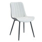 Modern Minimalist Dining Chair Set, Extended Seat Cushion - Furniture Home Direct