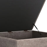 Owen - Multifunctional Square Coffee Table Storage Ottoman - Furniture Home Direct