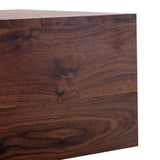 Coffee Table Modern Wood Grain Rectangular Finish Walnut - Furniture Home Direct