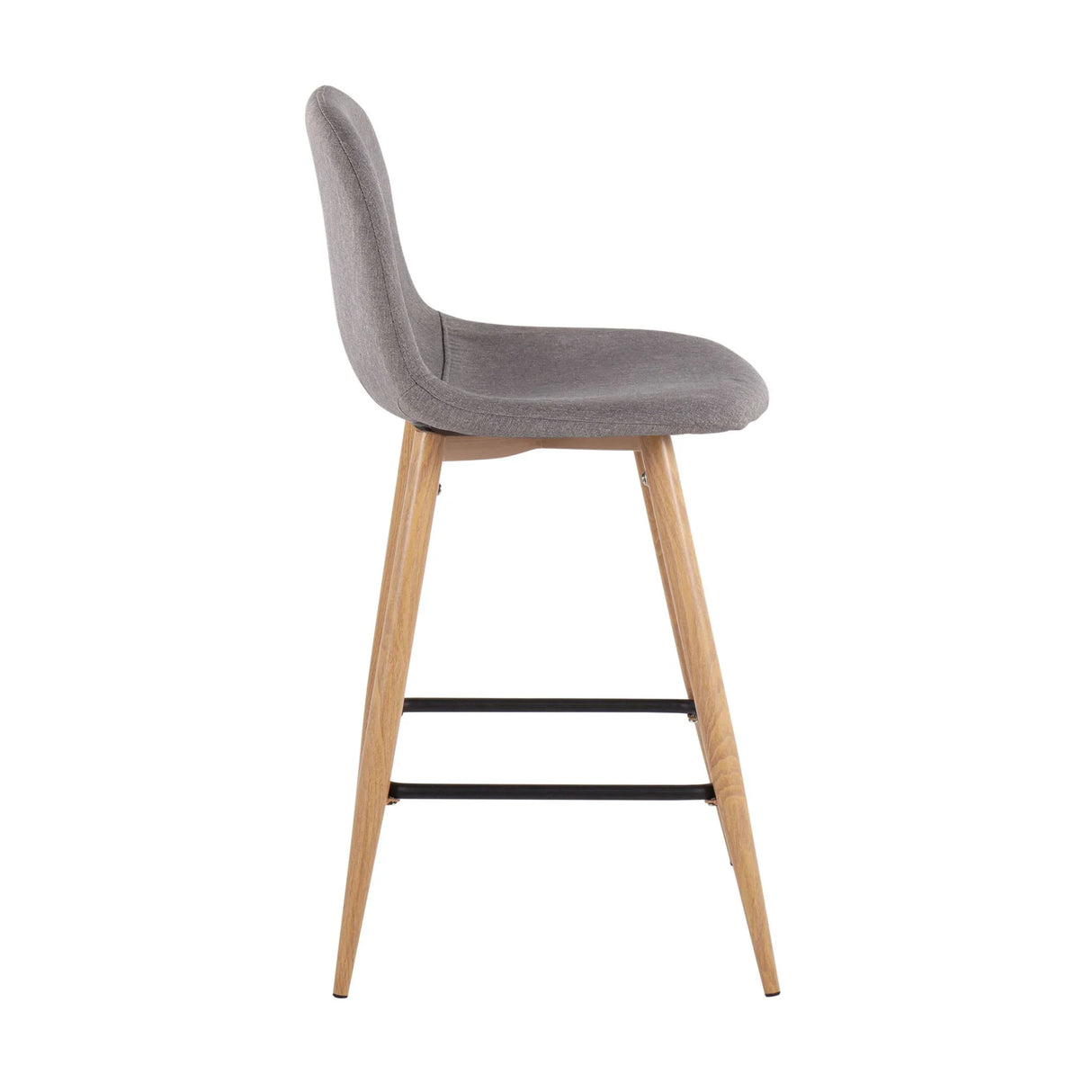 Pebble - Mid Century / Modern Counter Stool (Set of 2) - Furniture Home Direct