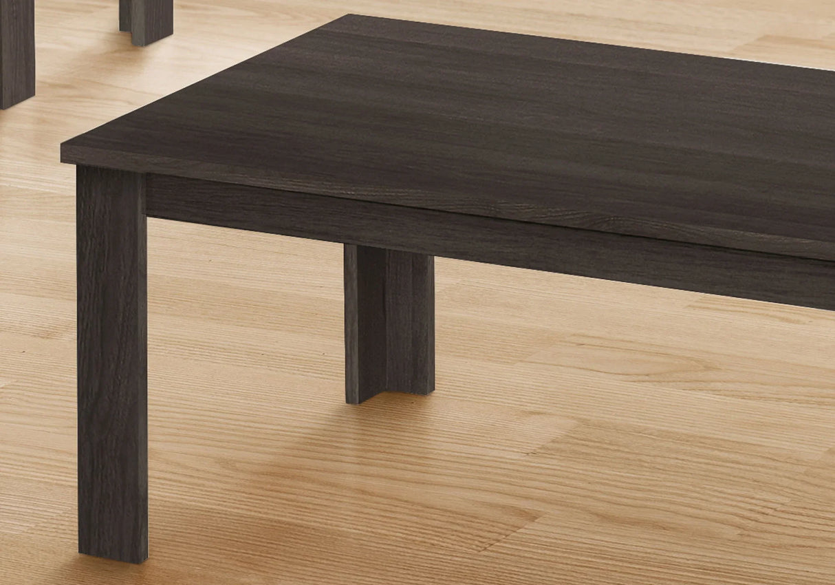 Table Set, Coffee, End, Side, Accent For Living Room, Transitional (Set of 3) - Oak - Furniture Home Direct