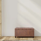 Sienna - Upholstered Storage Ottoman Bench - Furniture Home Direct