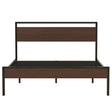 Ceres - Metal Bed With Wood Headboard & Footboard - Furniture Home Direct
