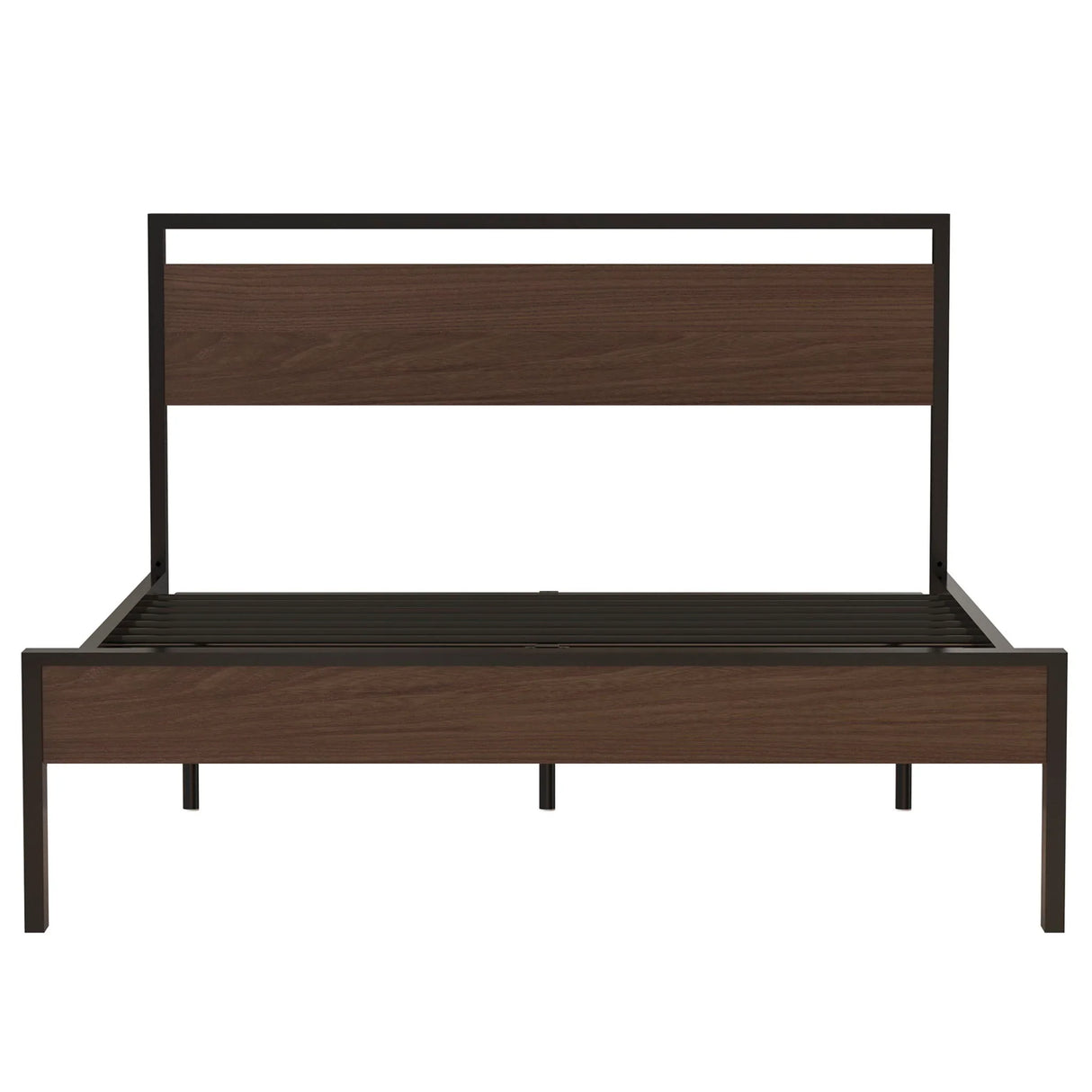 Ceres - Metal Bed With Wood Headboard & Footboard - Furniture Home Direct