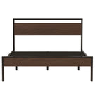 Ceres - Metal Bed With Wood Headboard & Footboard - Furniture Home Direct