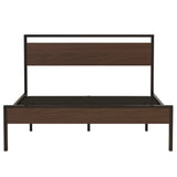 Ceres - Metal Bed With Wood Headboard & Footboard - Furniture Home Direct