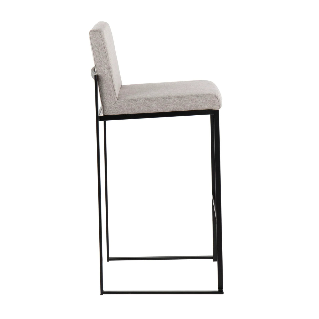 Fuji - Contemporary High Back Barstool Elegant Design - Furniture Home Direct
