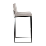 Fuji - Contemporary High Back Barstool Elegant Design - Furniture Home Direct