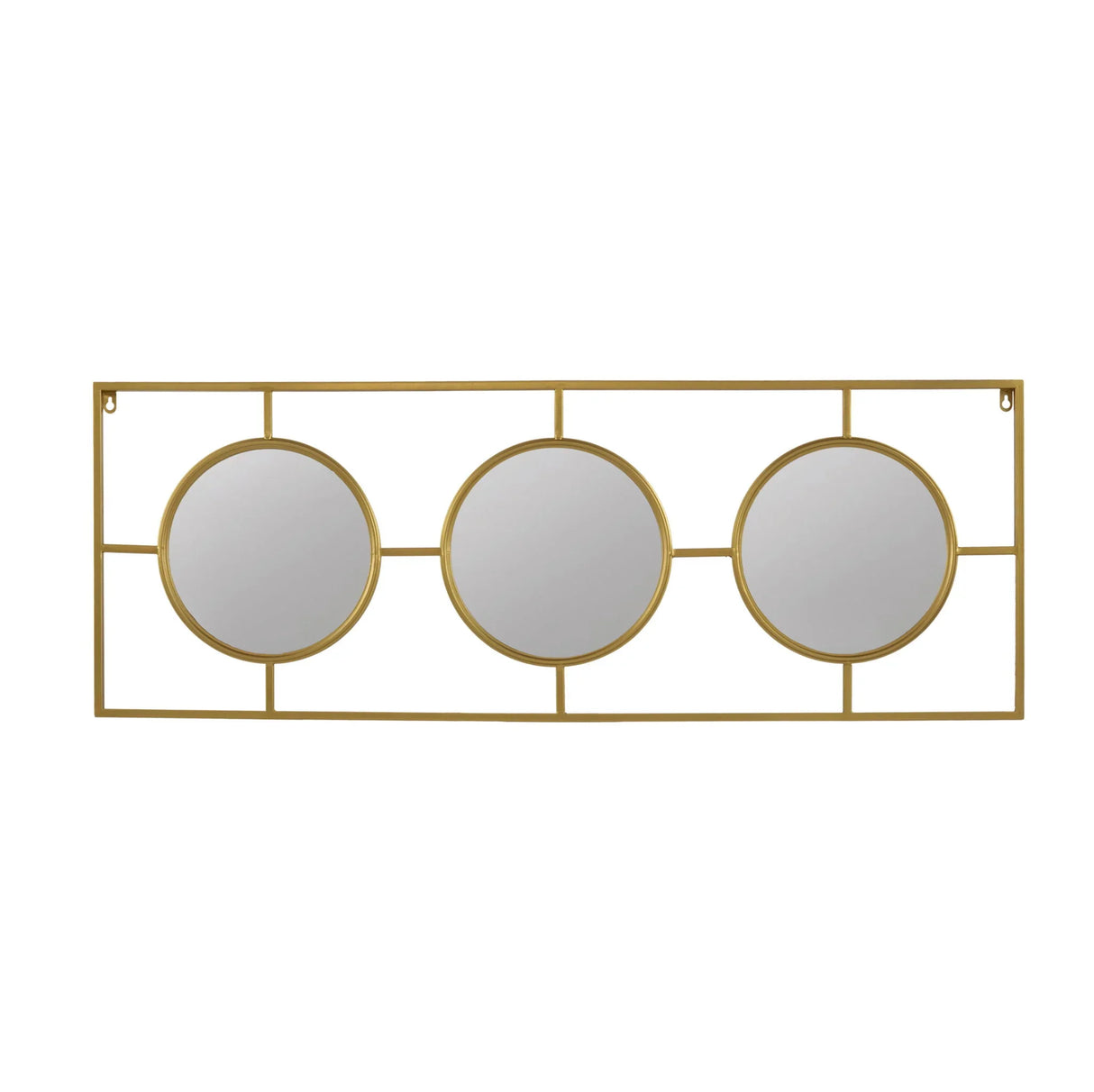 3 Mirror Piece Wall Mirror InRectangular Frame, Home Wall Decor For Bedroom Living Room - Furniture Home Direct