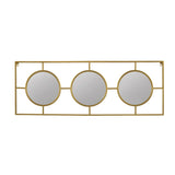 3 Mirror Piece Wall Mirror InRectangular Frame, Home Wall Decor For Bedroom Living Room - Furniture Home Direct