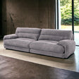 Cadenza - Corduroy Loveseat - Gray - Furniture Home Direct