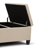 Harrison - Upholstered Coffee Table Storage Ottoman - Furniture Home Direct