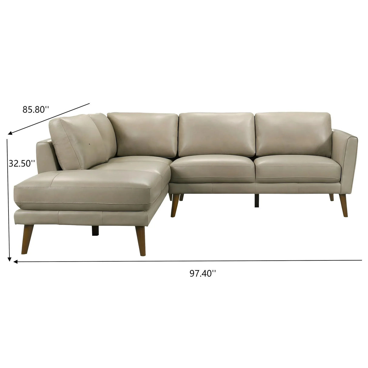 Benson - Sectional Sofa With Chaise - Furniture Home Direct