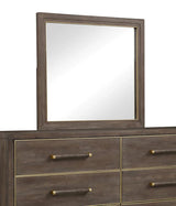 Tango - Mirror - Sandblasted Walnut - Furniture Home Direct