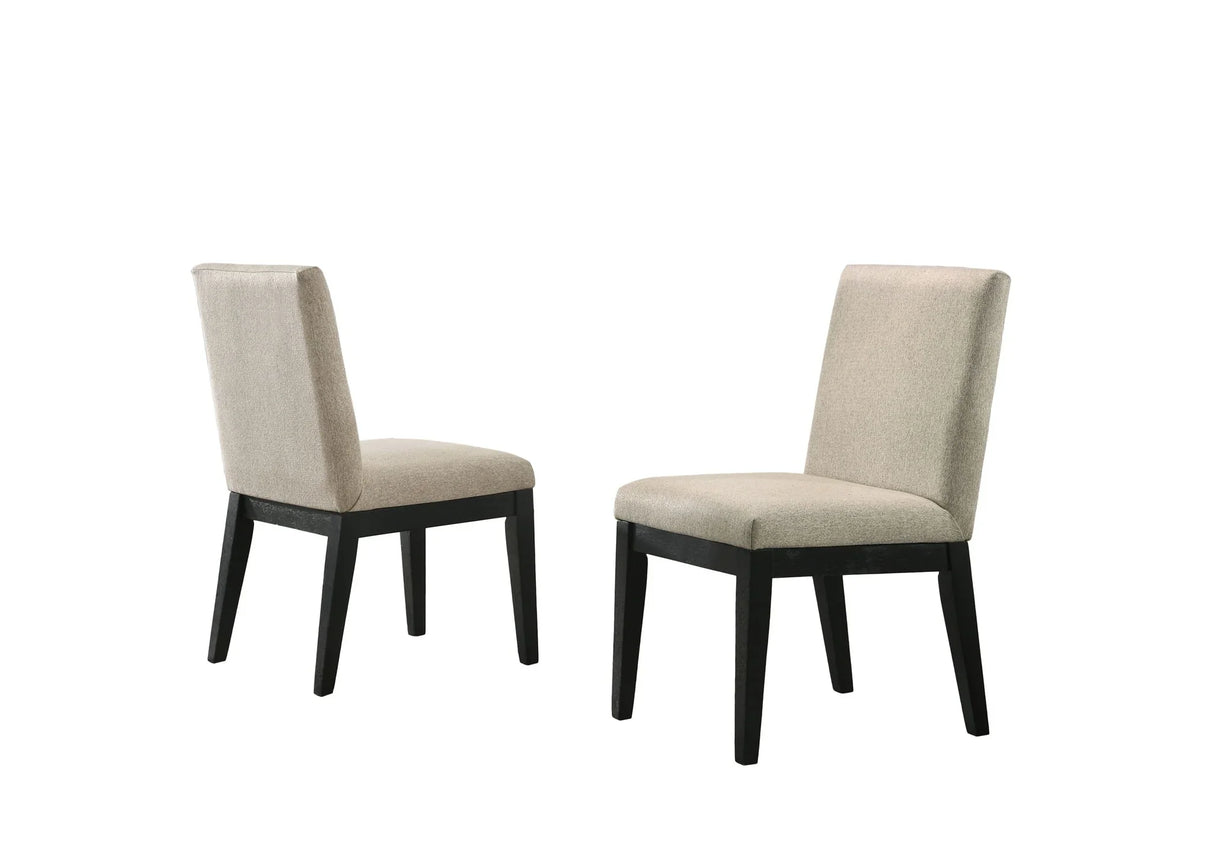 Jasper - Contemporary Fabric 19" Dining Chair (Set of 2) - Furniture Home Direct