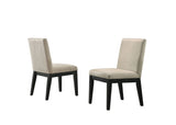 Jasper - Contemporary Fabric 19" Dining Chair (Set of 2) - Furniture Home Direct