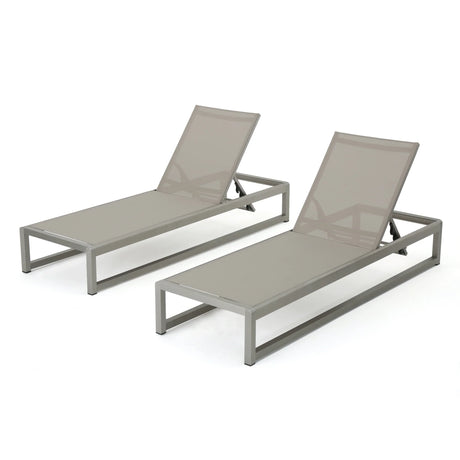 Modesta Chaise Lounge Set Of 2 - Furniture Home Direct