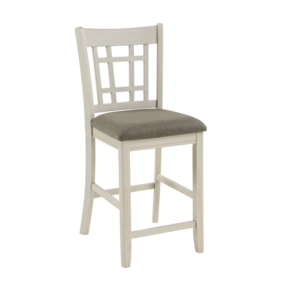 Counter Height Dining Set With Storage Base Antique White - Furniture Home Direct