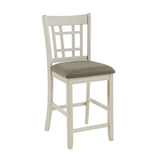 Counter Height Dining Set With Storage Base Antique White - Furniture Home Direct