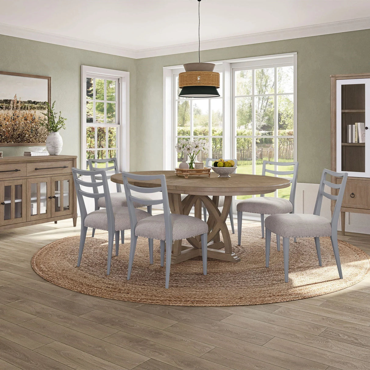 Ladderback Side Dining Chair (Set of 2) - Furniture Home Direct