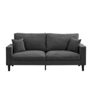 Modern Upholstered 3 Seat Sofa, High Resilience - Furniture Home Direct