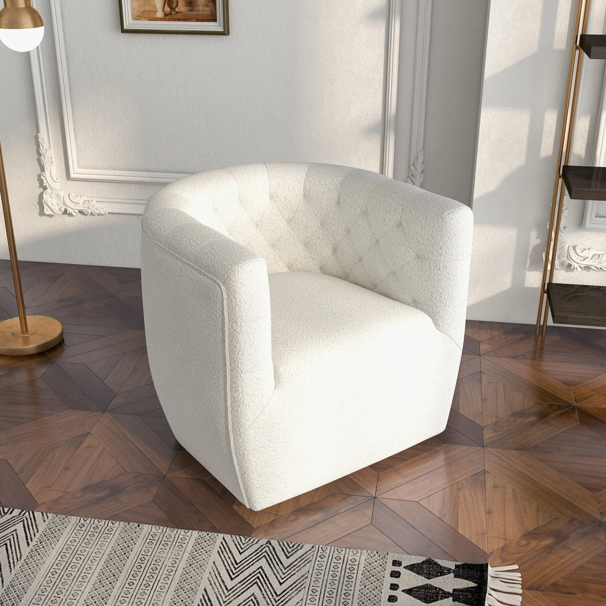 Delaney - Ergonomic Design Swivel Chair - Furniture Home Direct