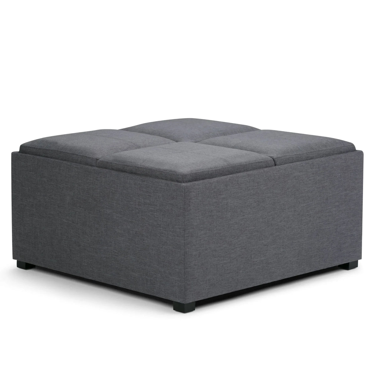 Avalon - Square Coffee Table, Storage Ottoman - Furniture Home Direct