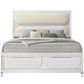 Tarian - Boucle With LED & Storage - Furniture Home Direct