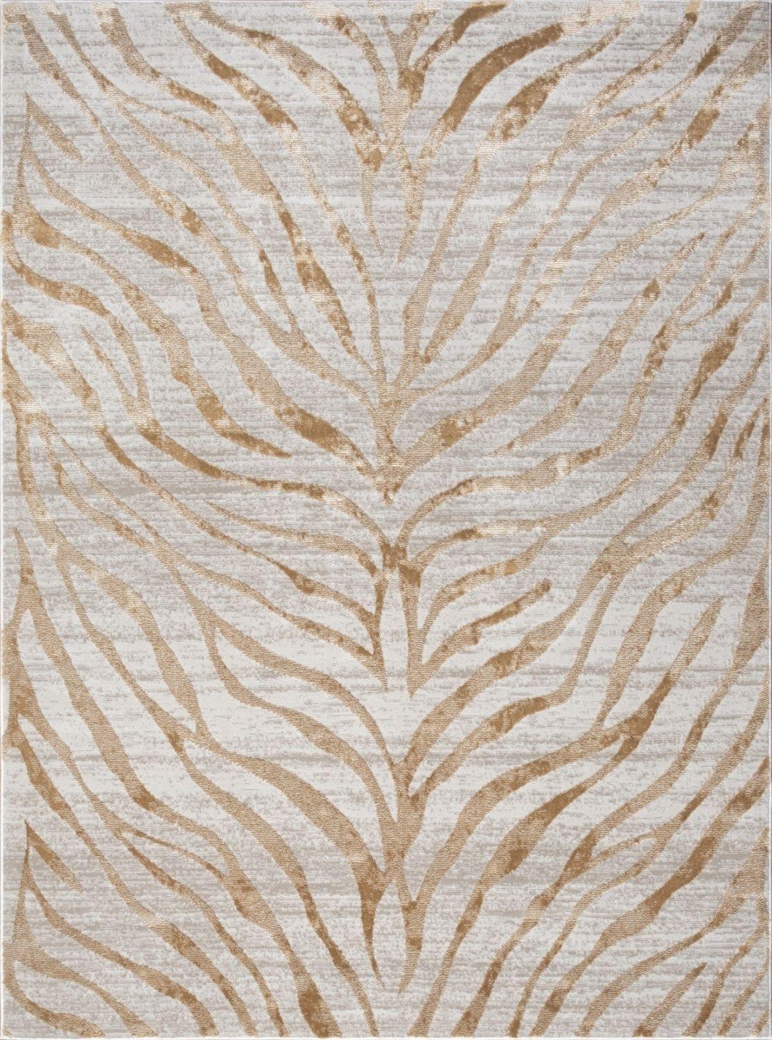 Elegance - 5'3" X 7'3" Area Rug - Gold - Furniture Home Direct