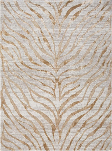 Elegance - 5'3" X 7'3" Area Rug - Gold - Furniture Home Direct