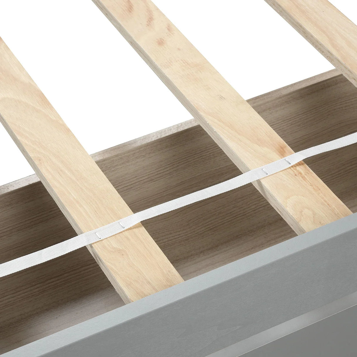 Platform Storage Bed Wood Bed Frame With Two Drawers And Headboard - Furniture Home Direct