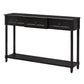 Console Table Sofa Table With Drawers For Entryway With Projecting Drawers And Long Shelf - Furniture Home Direct