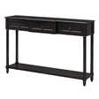 Console Table Sofa Table With Drawers For Entryway With Projecting Drawers And Long Shelf - Furniture Home Direct