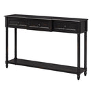 Console Table Sofa Table With Drawers For Entryway With Projecting Drawers And Long Shelf - Furniture Home Direct