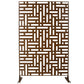 Decorative Freestanding Metal Privacy Screen For Indoor & Outdoor Use - Furniture Home Direct
