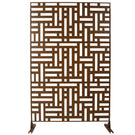 Decorative Freestanding Metal Privacy Screen For Indoor & Outdoor Use - Furniture Home Direct