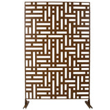 Decorative Freestanding Metal Privacy Screen For Indoor & Outdoor Use - Furniture Home Direct