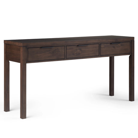 Hollander - Wide Console Table - Warm Walnut Brown - Furniture Home Direct