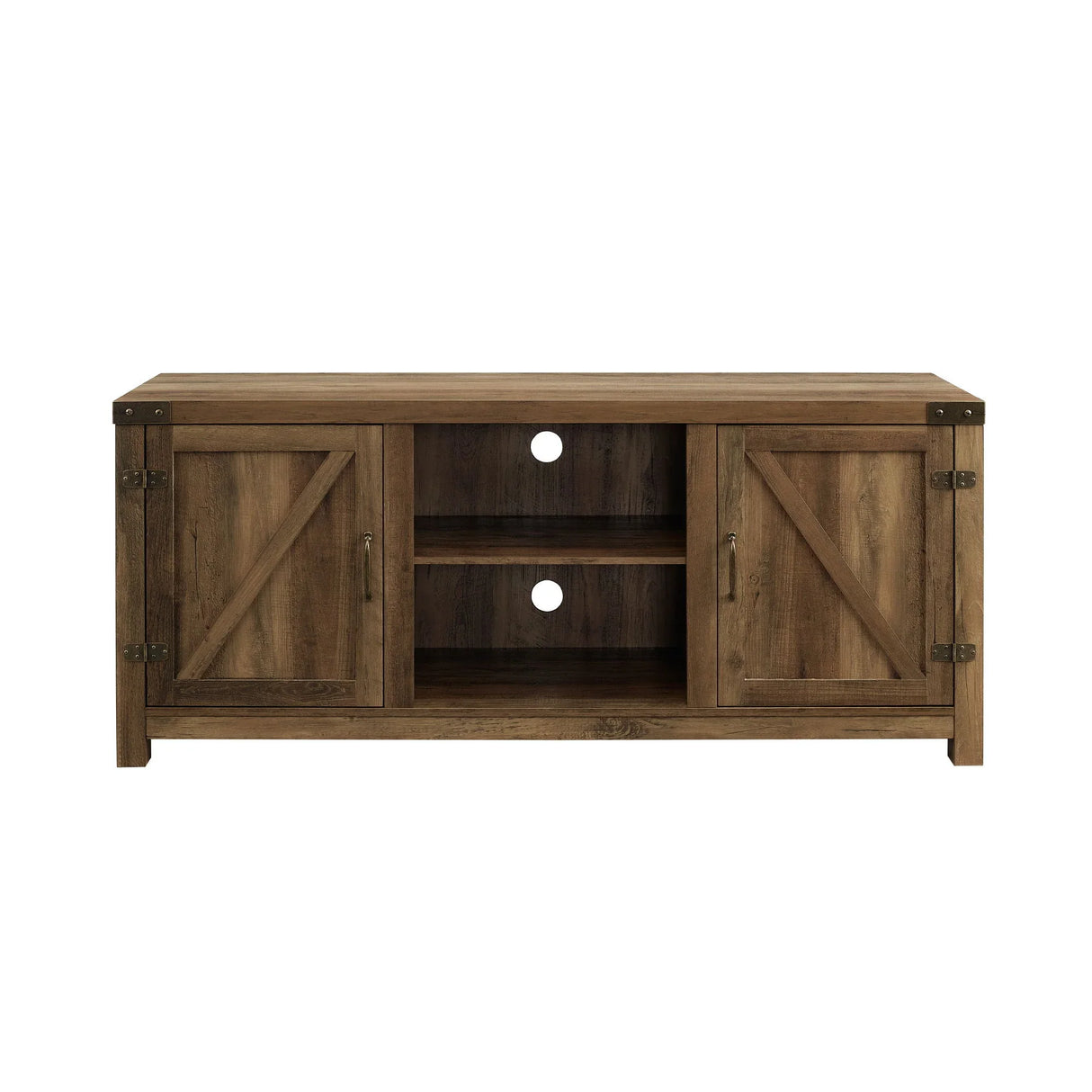 Farmhouse Barn Door TV Stand For TVs Up To 65" - Furniture Home Direct