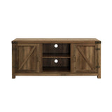 Farmhouse Barn Door TV Stand For TVs Up To 65" - Furniture Home Direct