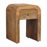Mini Darcy - Nightstand With Curved Edges - Furniture Home Direct