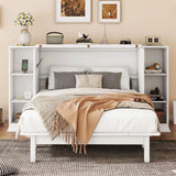 Murphy Bed With Shelves, Drawers And USB Ports - Furniture Home Direct