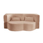 Floor Convertible Sleeper Sofa Bed With 2 Pillows - Furniture Home Direct