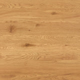 Dining Table With Wooden Top And Clear Acrylic Legs Natural - Furniture Home Direct