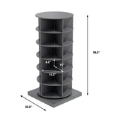 360 Rotating Shoe Cabinet 6 Layers - Furniture Home Direct