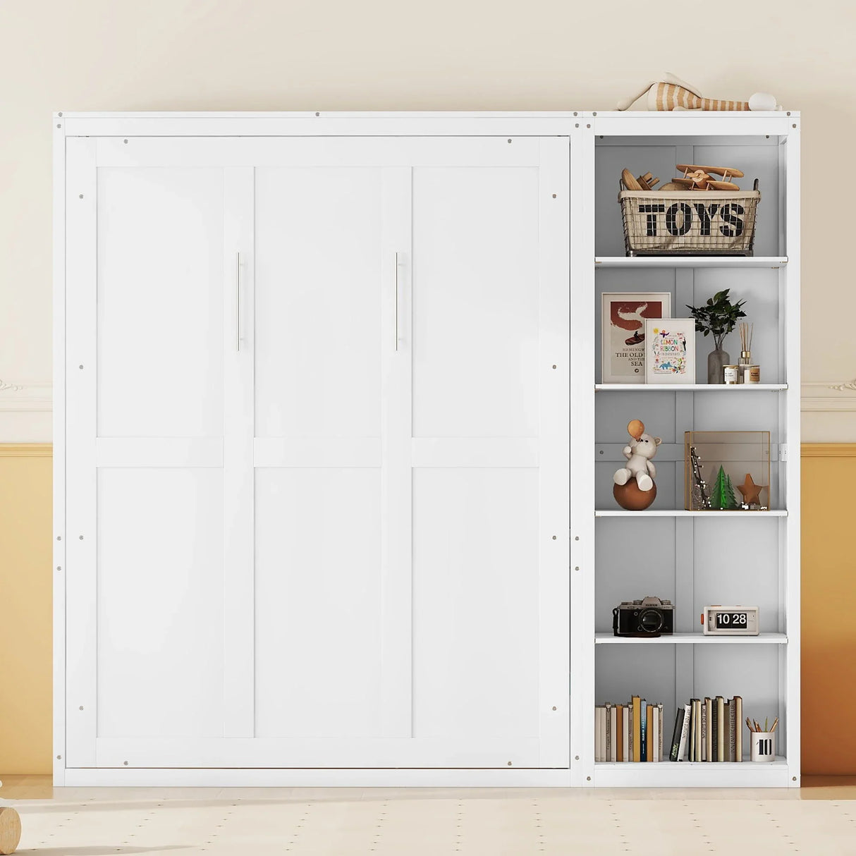 Murphy Wall Bed With Shelves - Furniture Home Direct