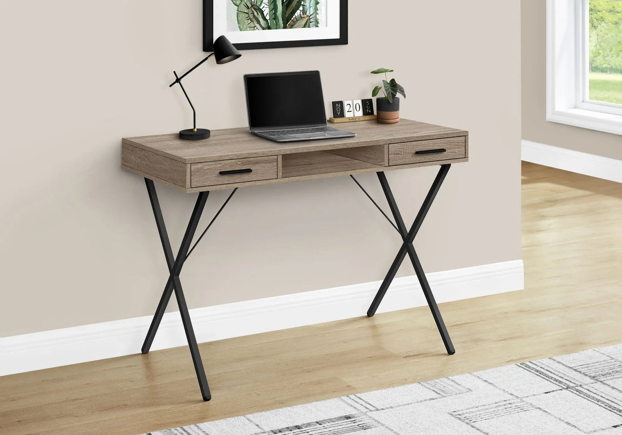 Computer Desk, Home Office, Laptop, Left / Right Set-Up, Storage Drawers, Work, Contemporary, Modern - Furniture Home Direct