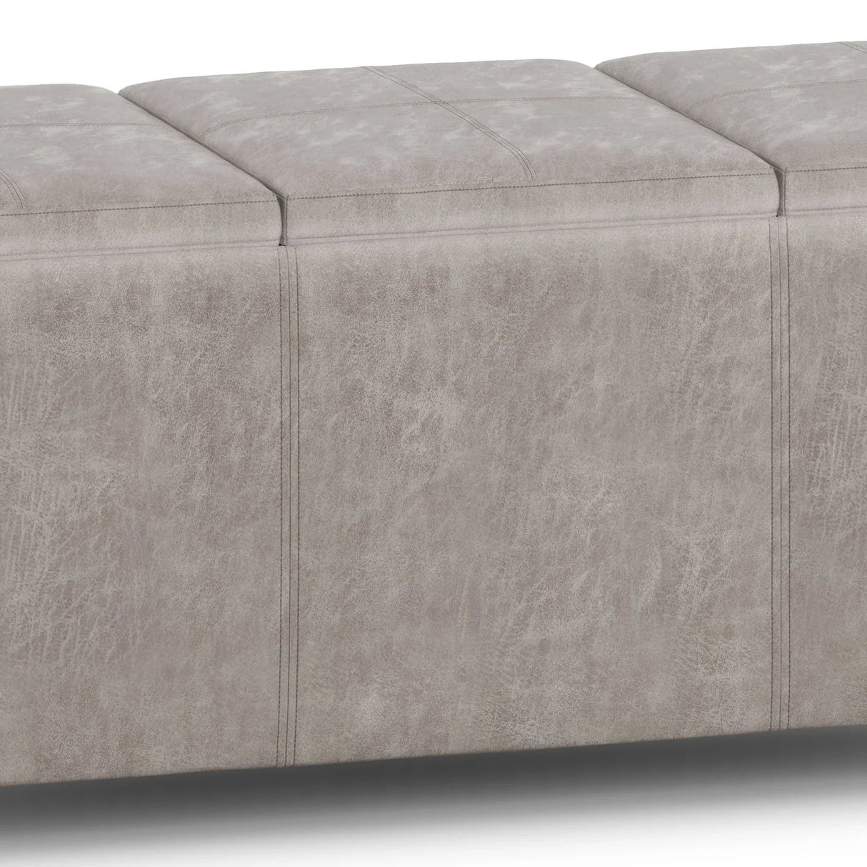 Avalon - Upholstered Storage Ottoman - Furniture Home Direct